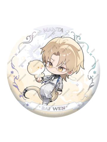 柏闻-守护神Q系列马口铁徽章