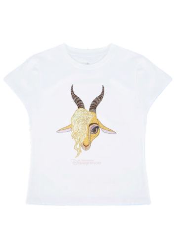 夏奇羊烫钻女式T恤