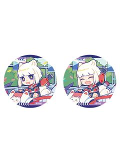 九月光栅马口铁徽章-嘟嘟车系列