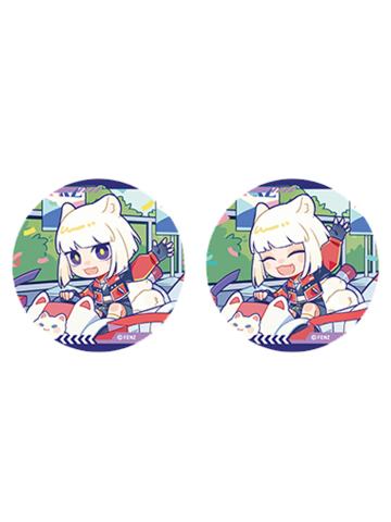 九月光栅马口铁徽章-嘟嘟车系列