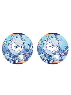 敖烈光栅马口铁徽章-嘟嘟车系列