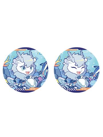 敖烈光栅马口铁徽章-嘟嘟车系列