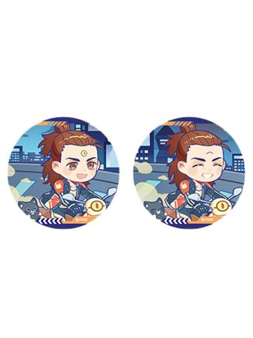 杨戬光栅马口铁徽章-嘟嘟车系列