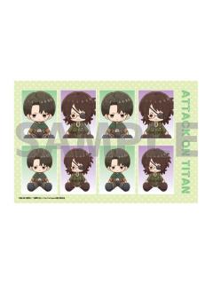 利威尔&韩吉证件照风贴纸-eeo联动玩具风系列