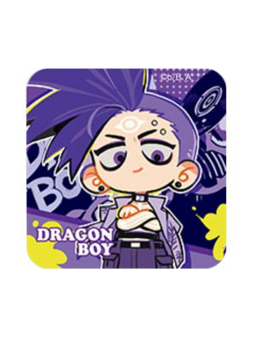 梁龙Q版方形马口铁徽章-HERO NEXUS系列