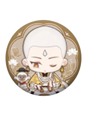 少林-江湖偕行系列Q版双闪徽章