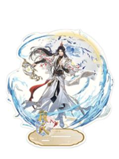 段氏-锋芒尽展系列双插彩透大立牌