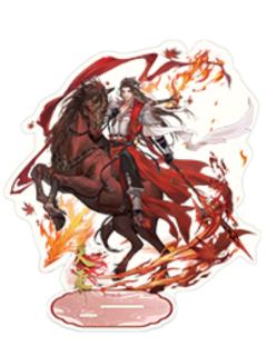 天策-锋芒尽展系列双插彩透大立牌