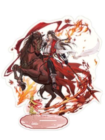 天策-锋芒尽展系列双插彩透大立牌