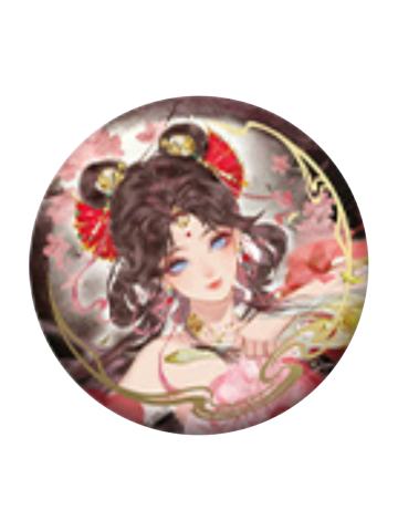 七秀-锋芒尽展系列浮雕烫色徽章