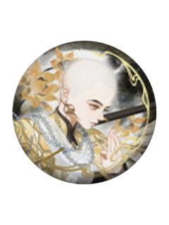 少林-锋芒尽展系列浮雕烫色徽章