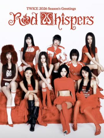 RED WHISPERS - TWICE 2026 SEASON'S GREETINGS
