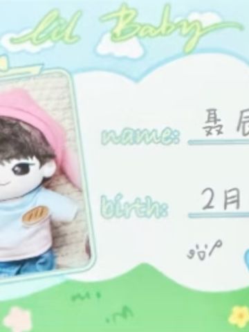 Lil Baby棉花娃娃ID卡 玮辰 聂辰辰