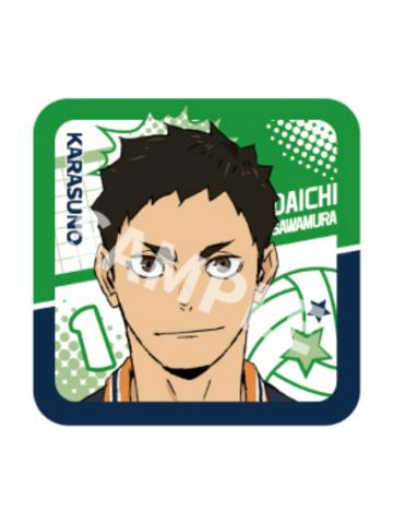 泽村大地-垃圾场决战系列方形工艺徽章