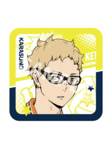 月岛萤-垃圾场决战系列方形工艺徽章