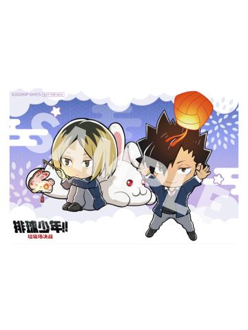 孤爪研磨&黑尾铁朗(PVC特典卡)-垃圾场决战系列特典周边