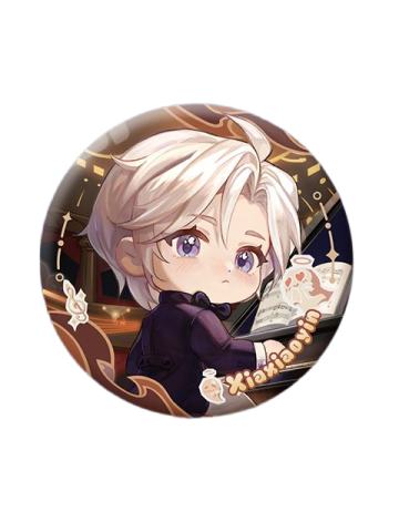 夏萧因-中元夜游系列马口铁徽章