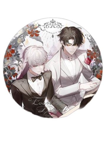 陆上锦&言逸(大隐藏)-执心迷途系列马口铁徽章