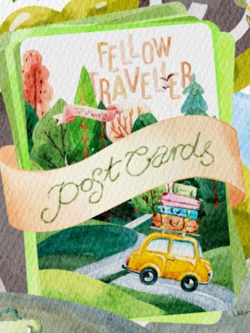 同行家族款 明信片