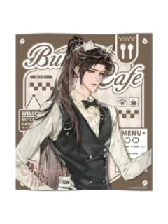 楚晚宁执事系列超大色纸-萌果酱谷子咖啡联动主题Cafe