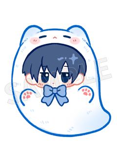 张起灵毛绒-气球暖暖星万圣节系列团子毛绒挂件系列