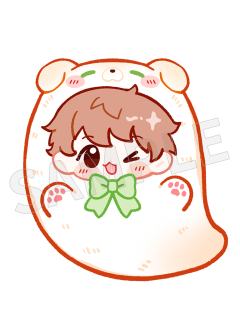 吴邪毛绒-气球暖暖星万圣节系列团子毛绒挂件系列