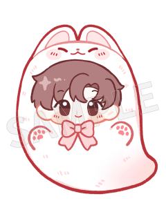 解雨臣毛绒-气球暖暖星万圣节系列团子毛绒挂件系列