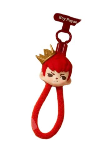 L-娃头手机挂绳-红色