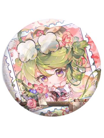 百花图卷-折光澄心·无猜系列 Q版徽章