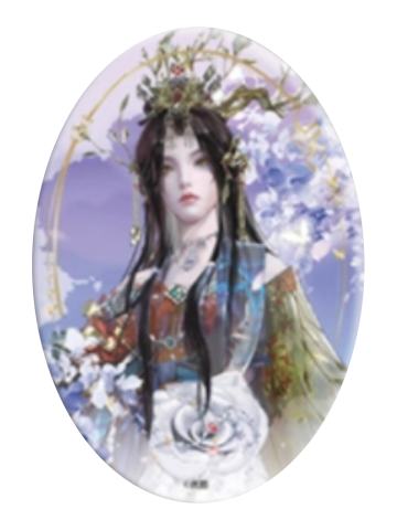 云望舒B(小隐藏)吧唧-墨韵蝶梦系列