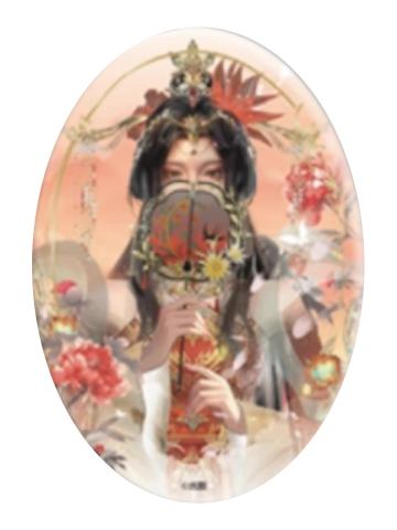 云望舒A(小隐藏)吧唧-墨韵蝶梦系列