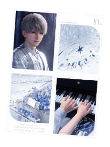 沈星回邮票贴纸组-心途拾光系列