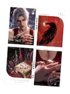 秦彻邮票贴纸组-心途拾光系列