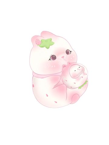 白草莓摇摇兔
