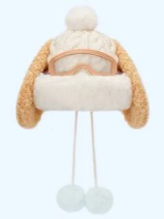 可琦安毛球帽-25上迪冰雪伙伴系列