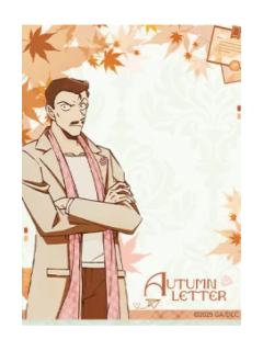 毛利小五郎1透卡-M28秋日信笺系列
