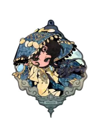 梅姬亚克力挂件-金冕Q版系列