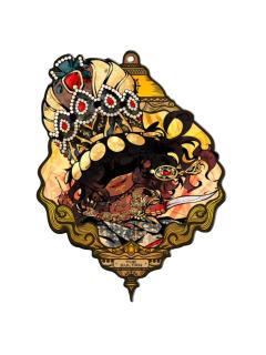 苏丹亚克力挂件-金冕Q版系列