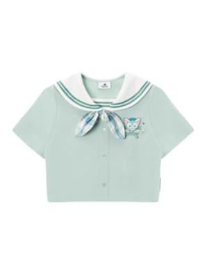 杰拉多尼短袖衬衫-25上迪学院风