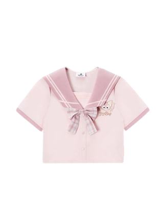 玲娜贝儿短袖衬衫-25上迪学院风