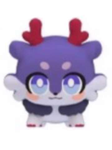 咕噜鱼儿B奇美拉迷你摆件-嗷呜嗷呜系列第二弹