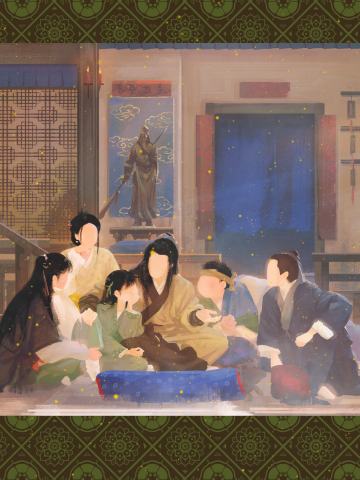 同福客栈看烟花