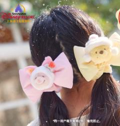 小熊维尼小猪毛绒发饰套装-24上迪冬日系列