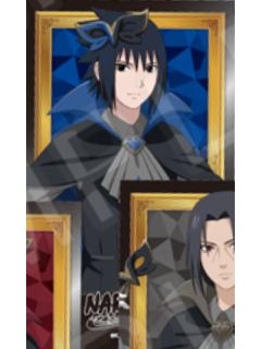 宇智波佐助-疾风传公主咖啡联动怪盗贴纸