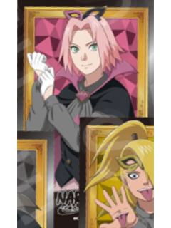 春野樱-疾风传公主咖啡联动怪盗贴纸