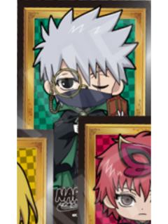 旗木卡卡西-疾风传公主咖啡联动怪盗Q版贴纸