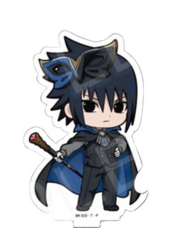 宇智波佐助-疾风传公主咖啡联动怪盗Q版立牌