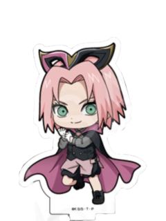 春野樱-疾风传公主咖啡联动怪盗Q版立牌