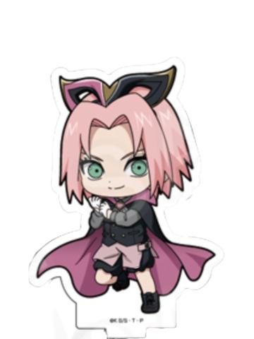 春野樱-疾风传公主咖啡联动怪盗Q版立牌