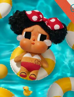 Vacation Mode On系列搪胶毛绒挂件-资料图